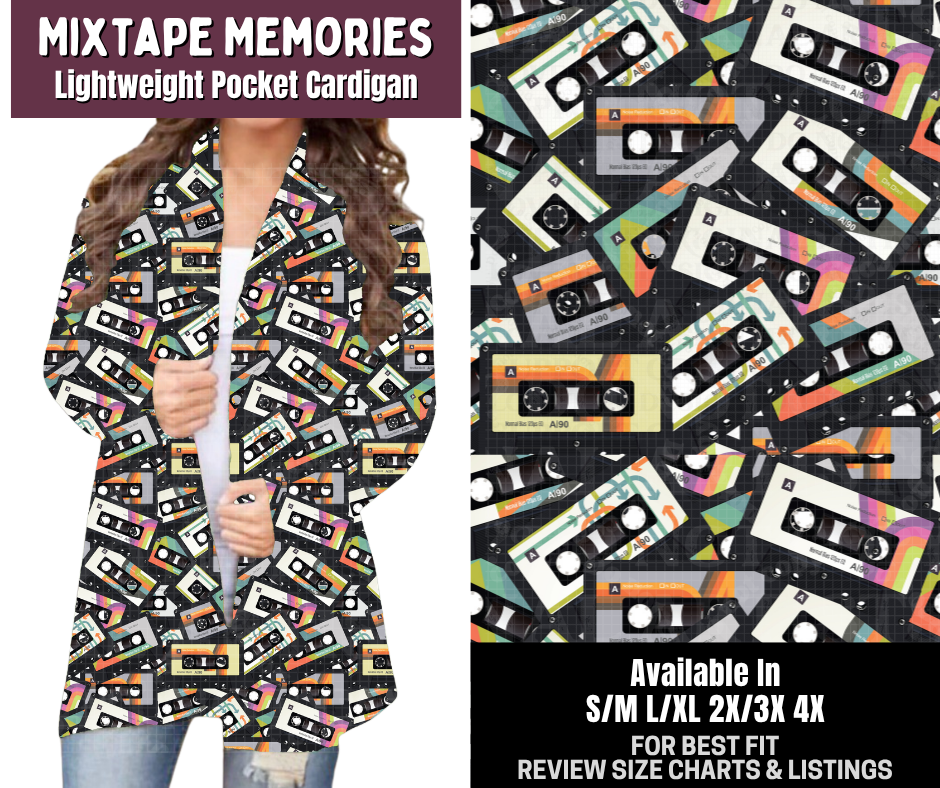 Preorder! Closes 9/14. ETA Dec. Mixtape Memories Pocket Cardigan
