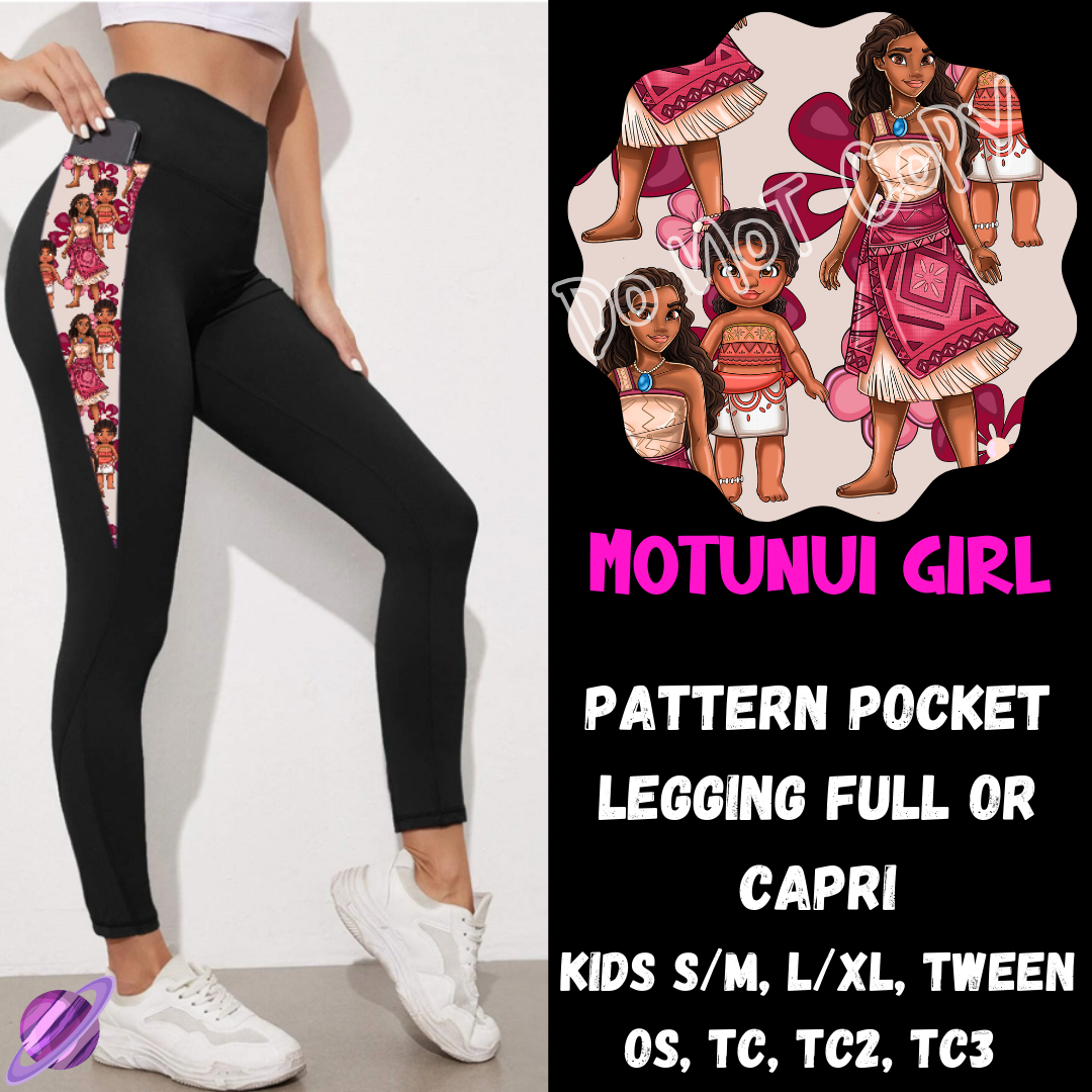 MOTUNUI GIRL - LEGGING/CAPRI-ZIP UP HOODIE OUTFIT RUN PREORDER CLOSES 1/26