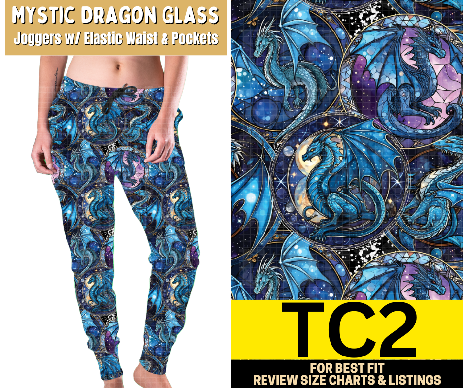 Mystic Dragon Glass Joggers