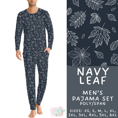 Batch #580 - Fall Family Pajamas 2 - Closes 9/4 - ETA early Nov - Navy Floral Men's Pajama Set