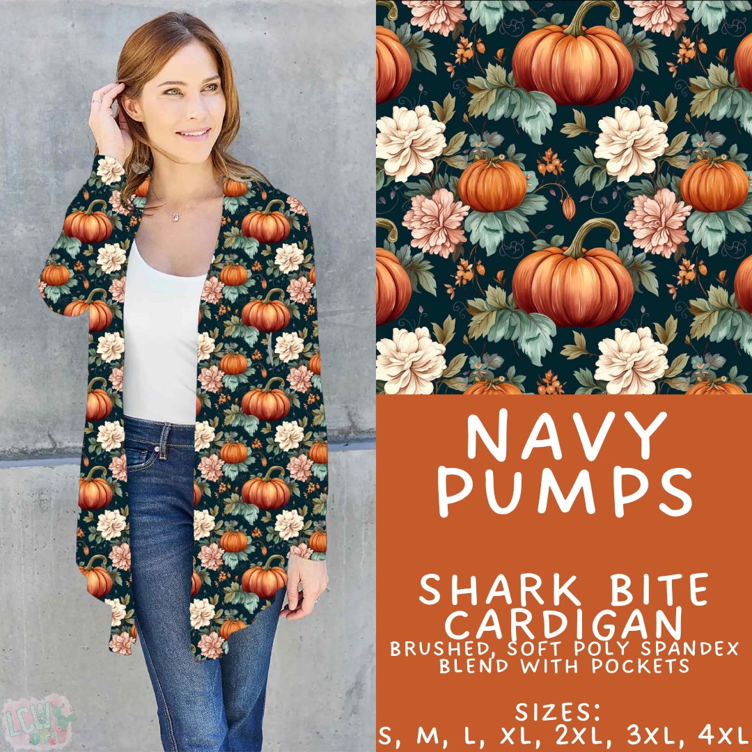 Batch #582 - Hello Fall 3 - Closes 9/7 - ETA early Nov - Navy Pumps Cardigan