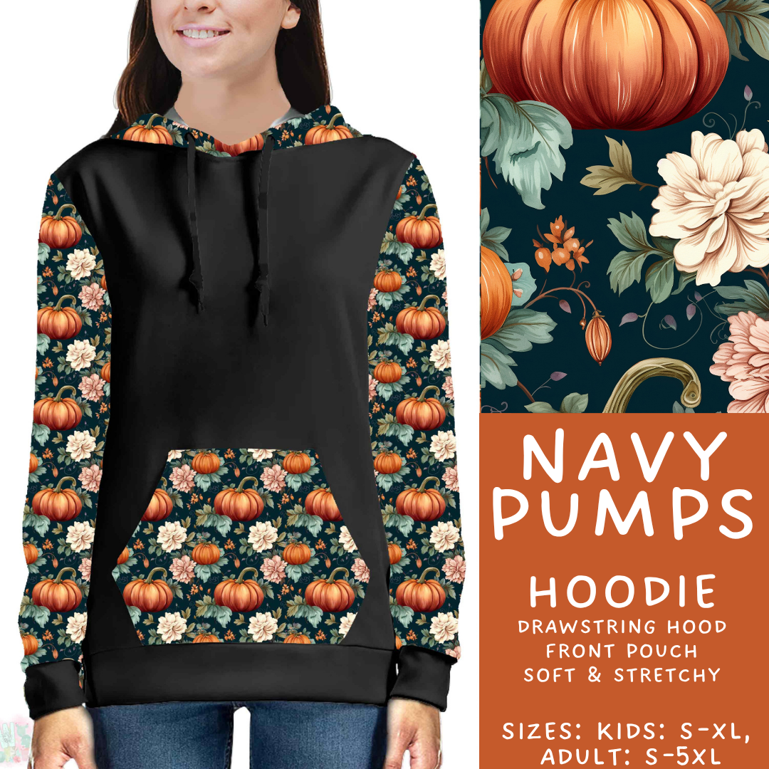 Batch #582 - Hello Fall 3 - Closes 9/7 - ETA early Nov - Navy Pumps Hoodie