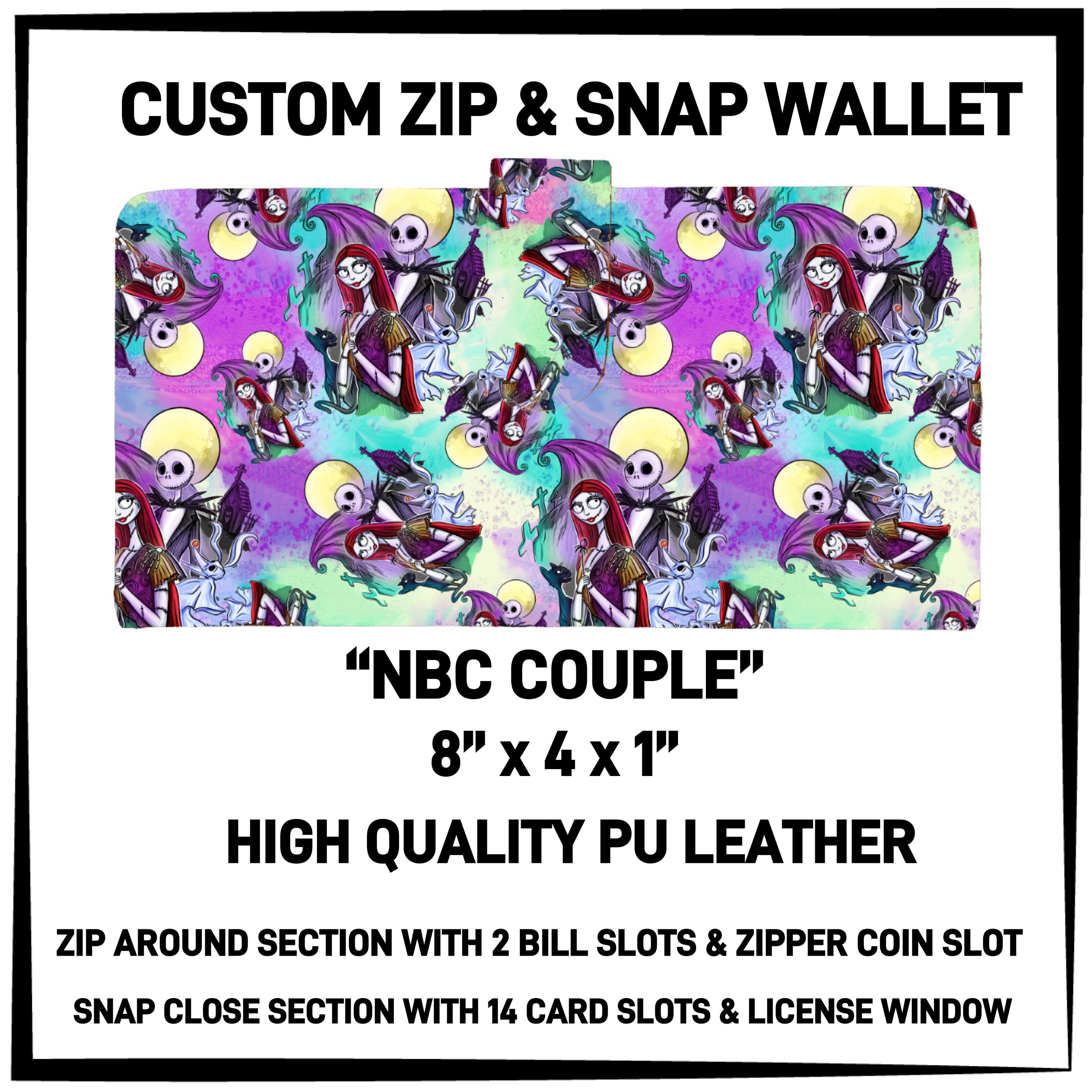 ZW2B - NBC Couple Zip & Snap Wallet - Preorder ETA: Mid-Nov