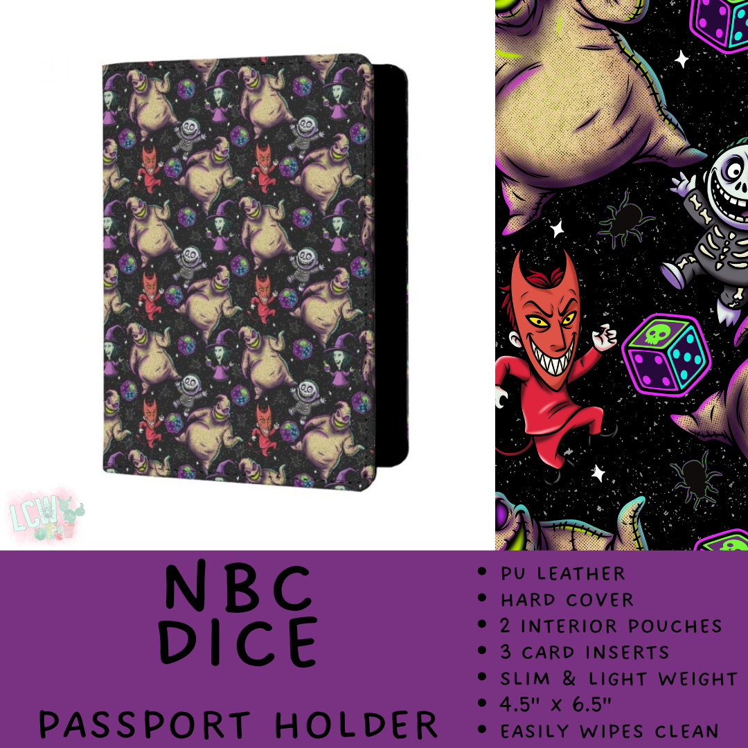 Batch #609 - Travel Collection 2 - Closes 11/6 - ETA early Jan - NBC Dice Passport Holder