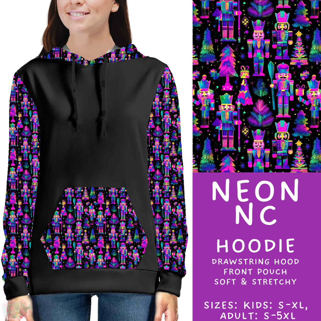 Batch #595 - Christmas Spirit 2 - Closes 10/7 - ETA early Dec - Neon NC Hoodie