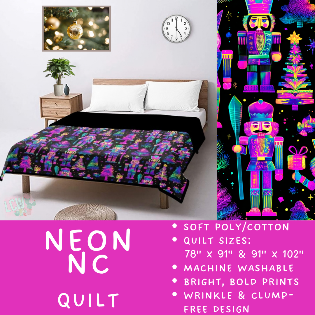 Batch #597 - Christmas Quilts - Closes 10/12 - ETA early Dec - Neon NC Quilt