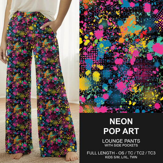 B269 - Preorder Neon Pop Art Lounge Pants (Closes 12/28. ETA early March)