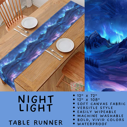 Batch #602 - Table Runners & Placemats - Closes 10/23 - ETA mid Dec - Night Light Table Runner