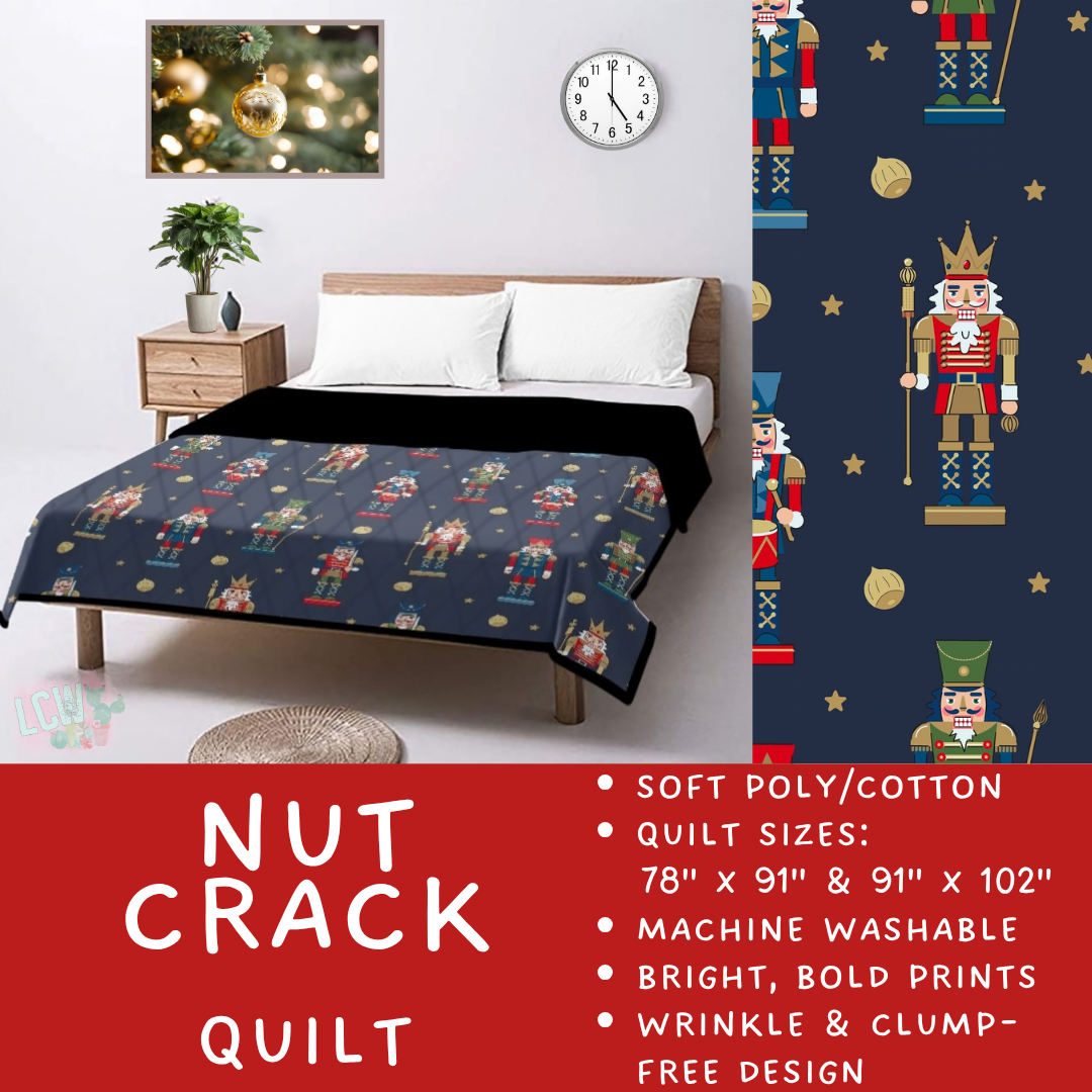 Batch #597 - Christmas Quilts - Closes 10/12 - ETA early Dec - Nut Crack Quilt