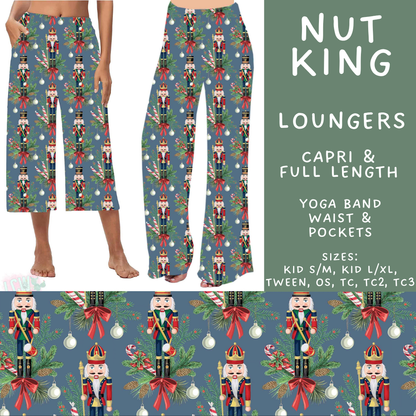 Batch #600 - Jingle all the Way 2 - Closes 10/19 - ETA early/mid Dec - Nut King Capri and Full Length Loungers