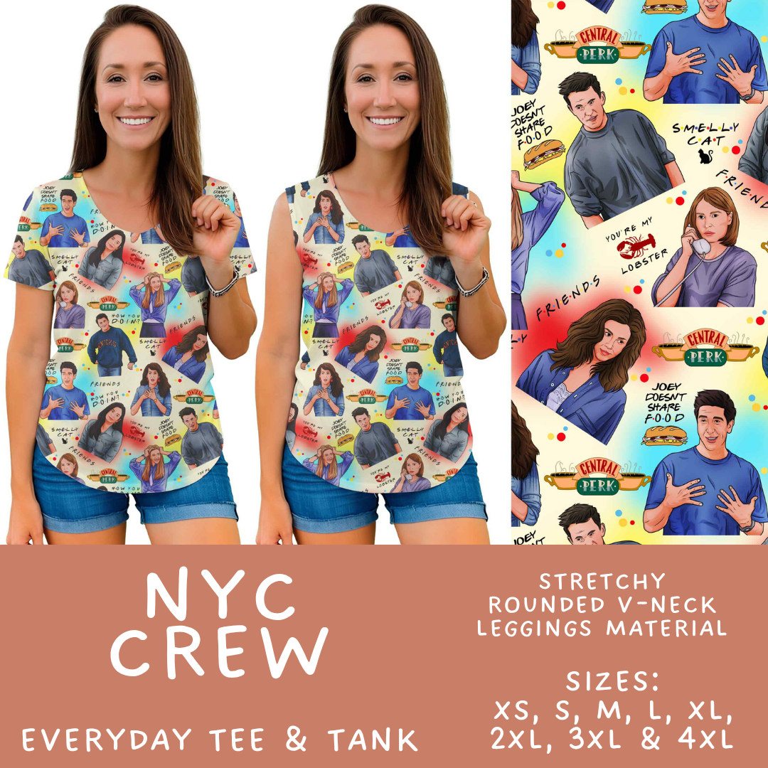 Batch #592 -  Fun Run 27 - Closes 9/30 - ETA late Nov - NYC Crew Everyday Tank & Tee