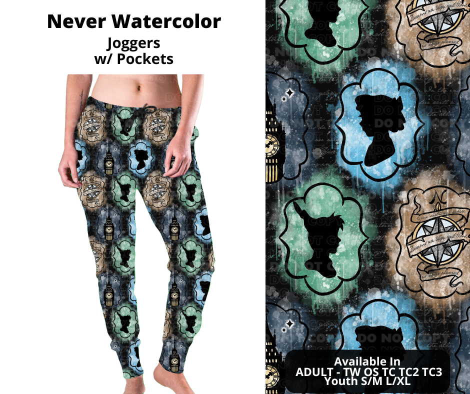 Preorder! Closes 12/2. ETA Feb. Never Watercolor Joggers