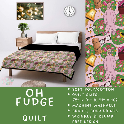 Batch #597 - Christmas Quilts - Closes 10/12 - ETA early Dec - Oh Fudge Quilt