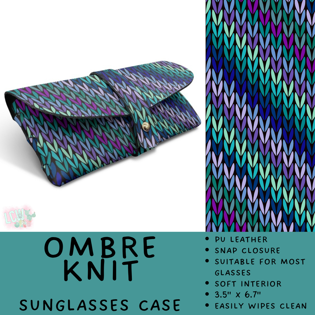 Batch #609 - Travel Collection 2 - Closes 11/6 - ETA early Jan - Ombre Knit Sunglasses Case