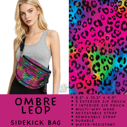 Batch #604 - Sidekick Bag 3 - Closes 10/26 - ETA mid/late Dec - Ombre Leop Sidekick Bag