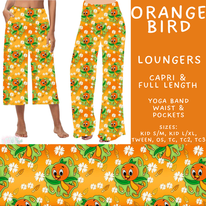 Batch #585 - Magical Faves 24 - Closes 9/14 - ETA mid Nov - Orange Bird Capri and Full Length Loungers