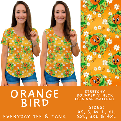 Batch #585 - Magical Faves 24 - Closes 9/14 - ETA mid Nov - Orange Bird Everyday Tank & Tee