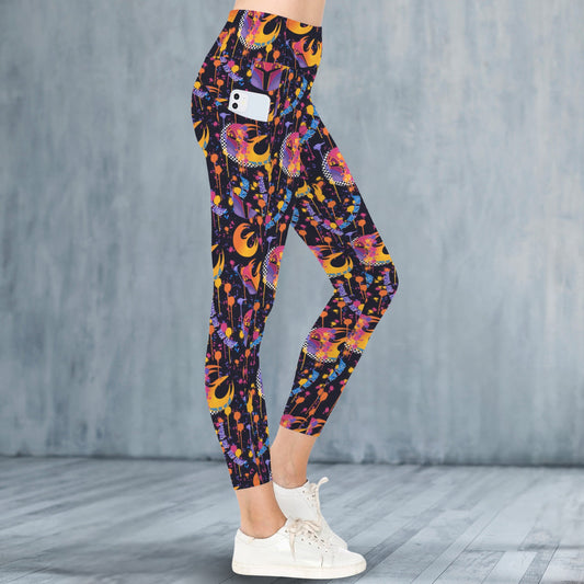Space Artist Leggings With Pockets