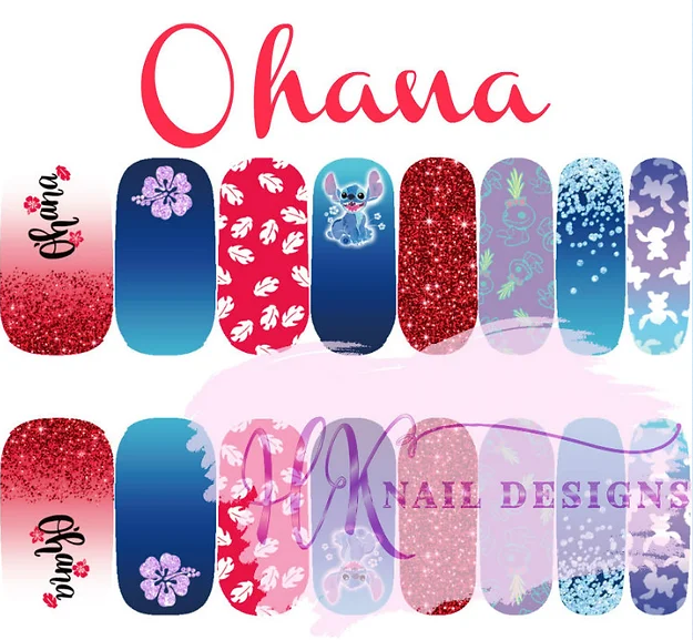 Ohana Nail Wraps