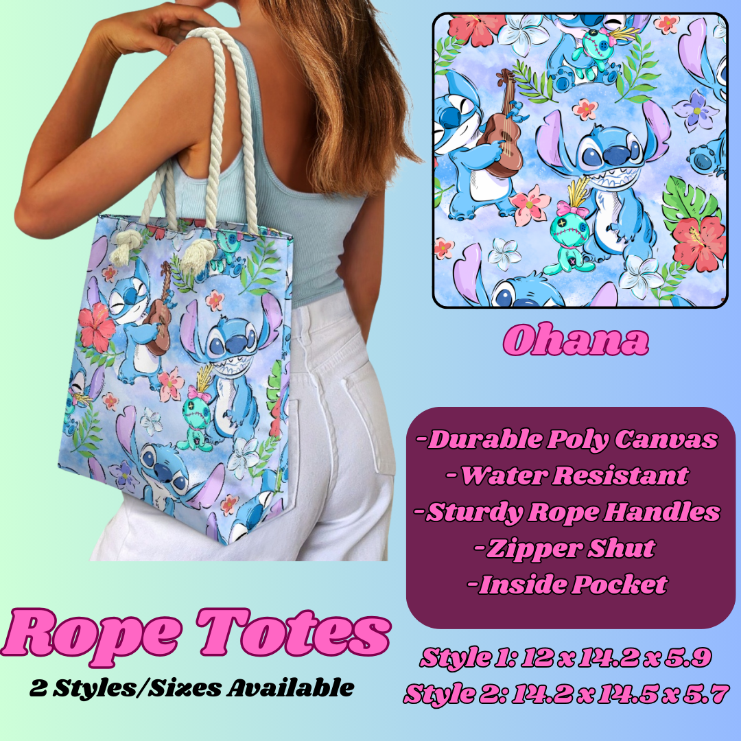 OHANA-ROPE TOTE PREORDER CLOSING 5/6