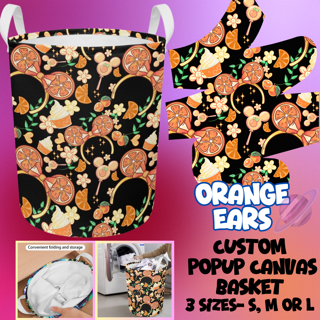 ORANGE EARS- STORAGE BASKETS 6- PREORDER CLOSING 5/4