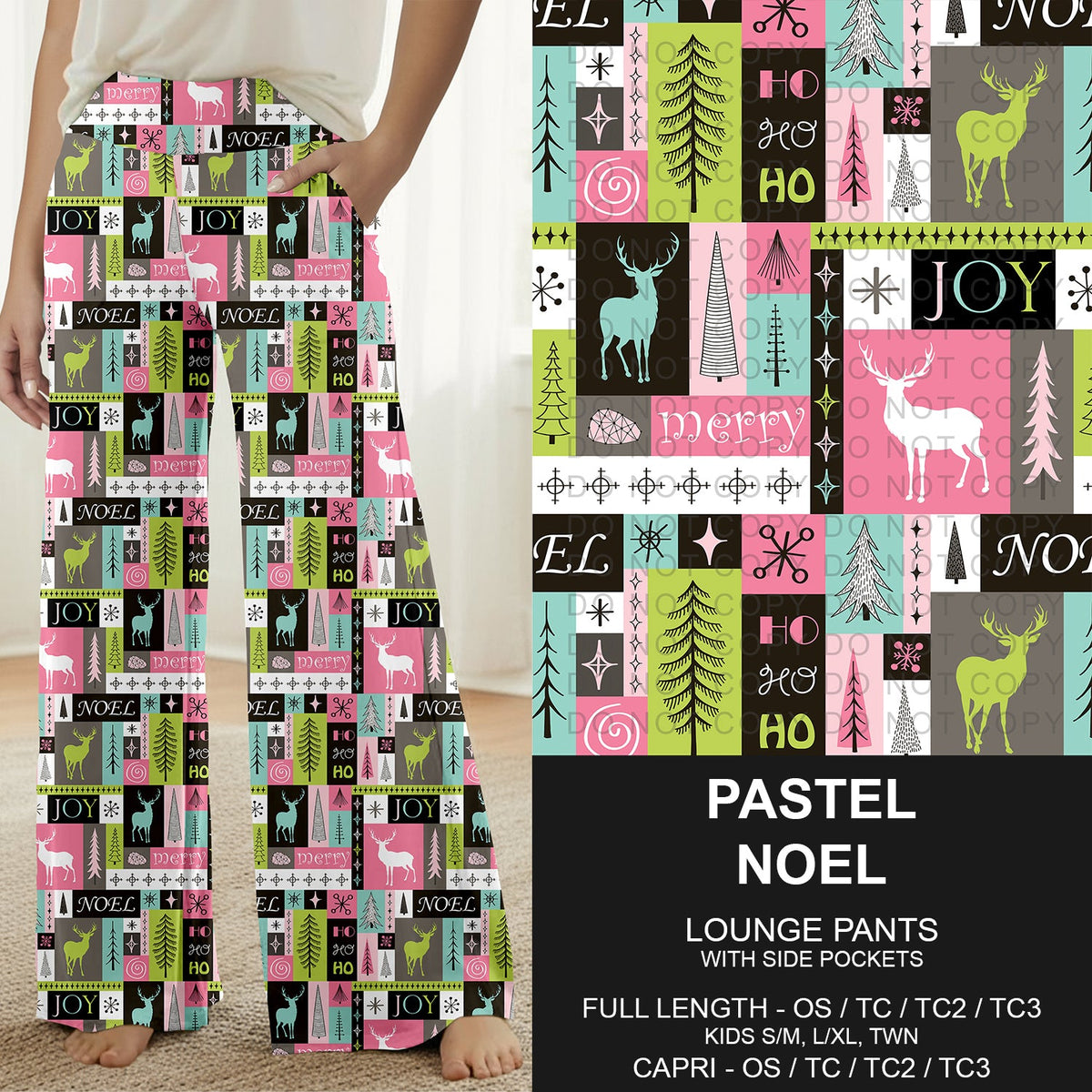 B315 - Preorder Pastel Noel Lounge Pants (Closes 10/04. ETA: early Dec.)