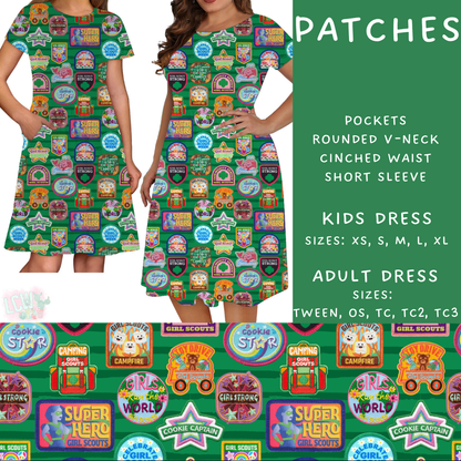 Batch #610 - Cookie Dealer 3 - Closes 11/9 - ETA early Jan - Patches Women's & Girls Dresses