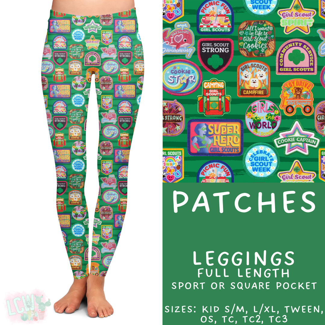 Batch #610 - Cookie Dealer 3 - Closes 11/9 - ETA early Jan - Patches Full Length Leggings