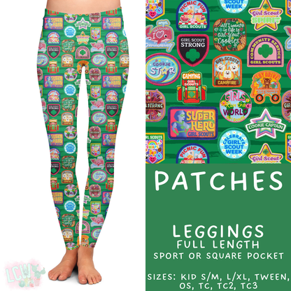 Batch #610 - Cookie Dealer 3 - Closes 11/9 - ETA early Jan - Patches Full Length Leggings