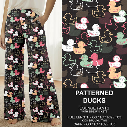 B293 - Preorder Patterned Ducks Lounge Pants (Closes 5/31. ETA: early Aug.)