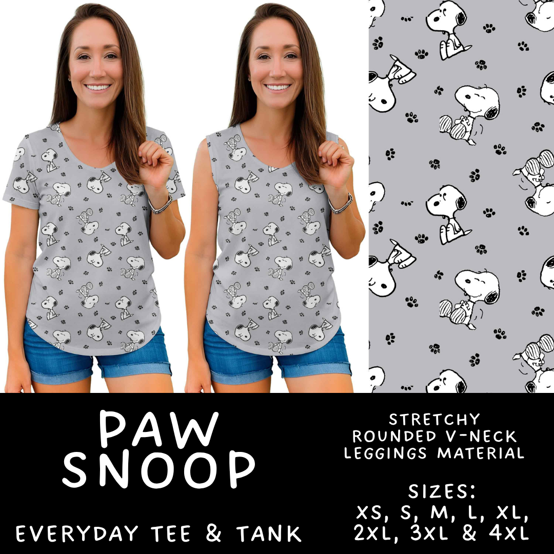 Batch #586 - Cool Characters 18 - Closes 9/16 - ETA mid Nov - Paw Snoop Everyday Tank & Tee
