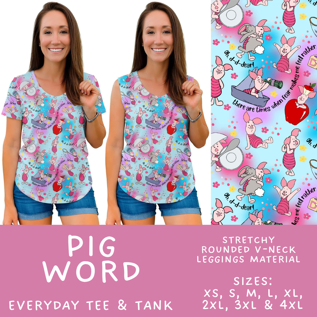 Batch #608 - Magic in Words - Closes 11/4 - ETA early Jan - Pig Word Everyday Tank & Tee