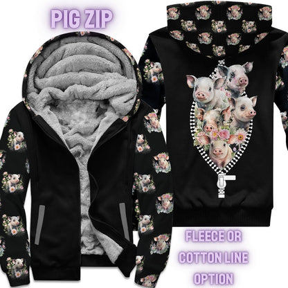 JACKET RUN 14-PIG ZIP-FLEECE OR COTTON LINER-PREORDER CLOSING 12/16