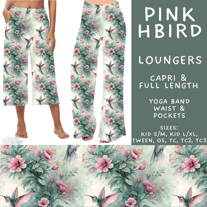 Batch #607 - Fun Run 28 - Closes 11/2 - ETA early Jan - Pink HBird Capri and Full Length Loungers