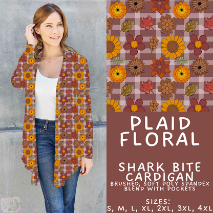 Batch #575 - Fun Run 26 - Closes 8/26 - ETA late October - Plaid Floral Cardigan