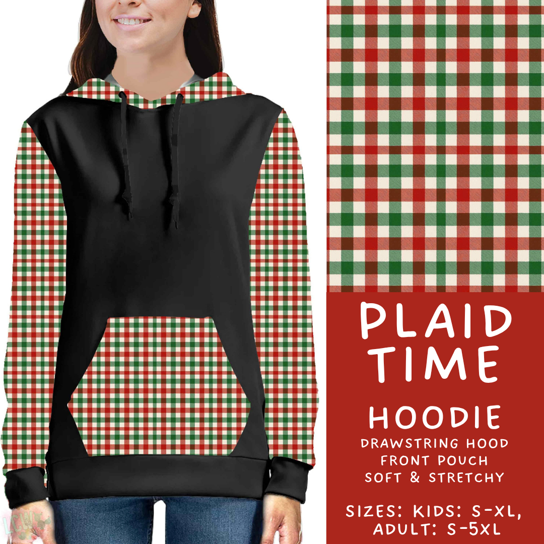 Batch #600 - Jingle all the Way 2 - Closes 10/19 - ETA early/mid Dec - Plaid Time Hoodie