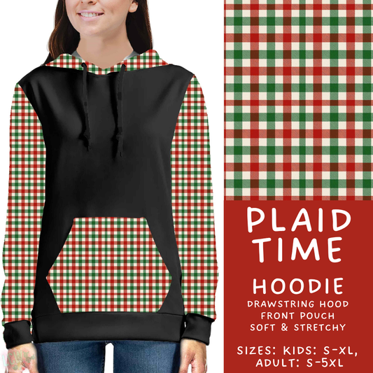 Batch #600 - Jingle all the Way 2 - Closes 10/19 - ETA early/mid Dec - Plaid Time Hoodie
