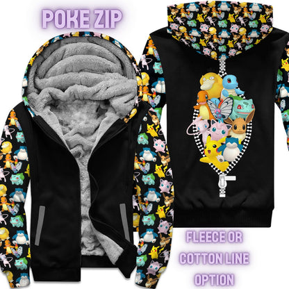 JACKET RUN 14-POKE ZIP-FLEECE OR COTTON LINER-PREORDER CLOSING 12/16