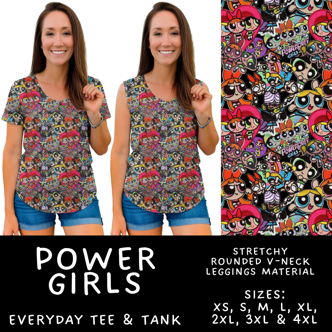 Batch #586 - Cool Characters 18 - Closes 9/16 - ETA mid Nov - Power Girls Everyday Tank & Tee