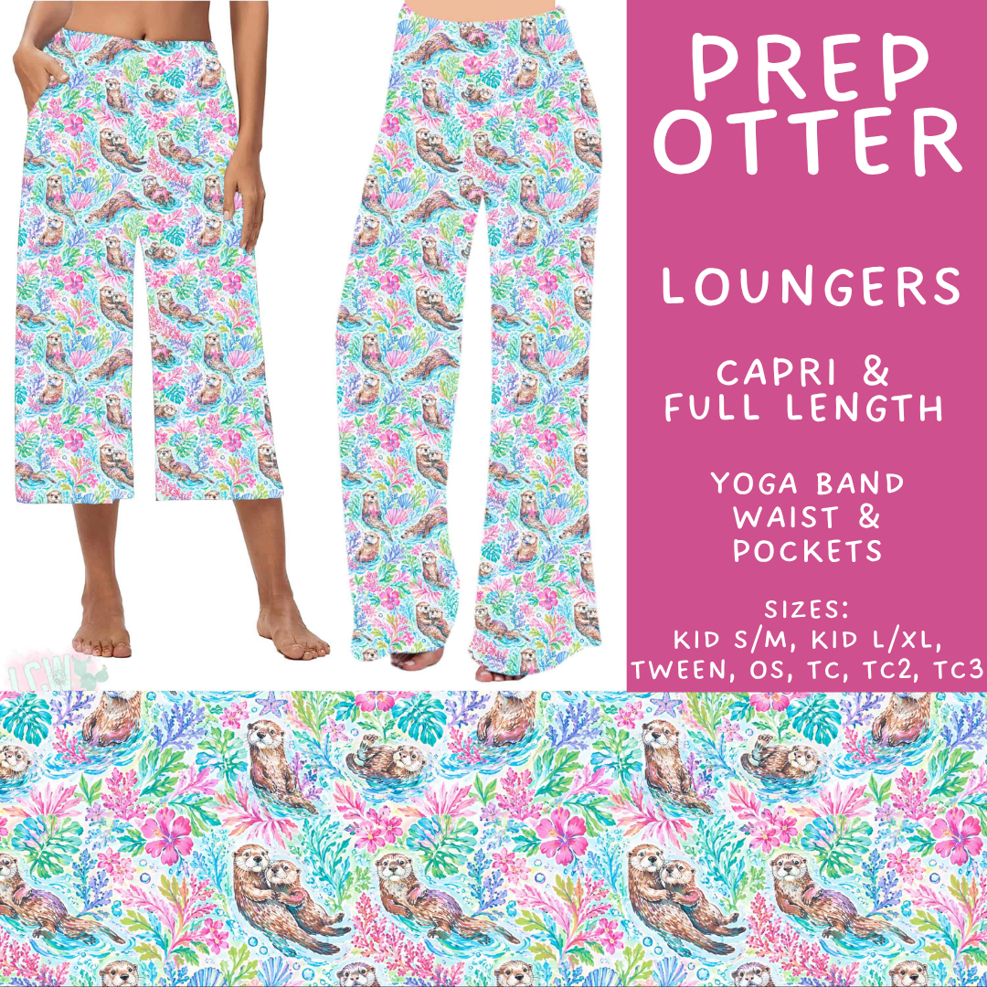 Batch #607 - Fun Run 28 - Closes 11/2 - ETA early Jan - Prep Otter Capri and Full Length Loungers