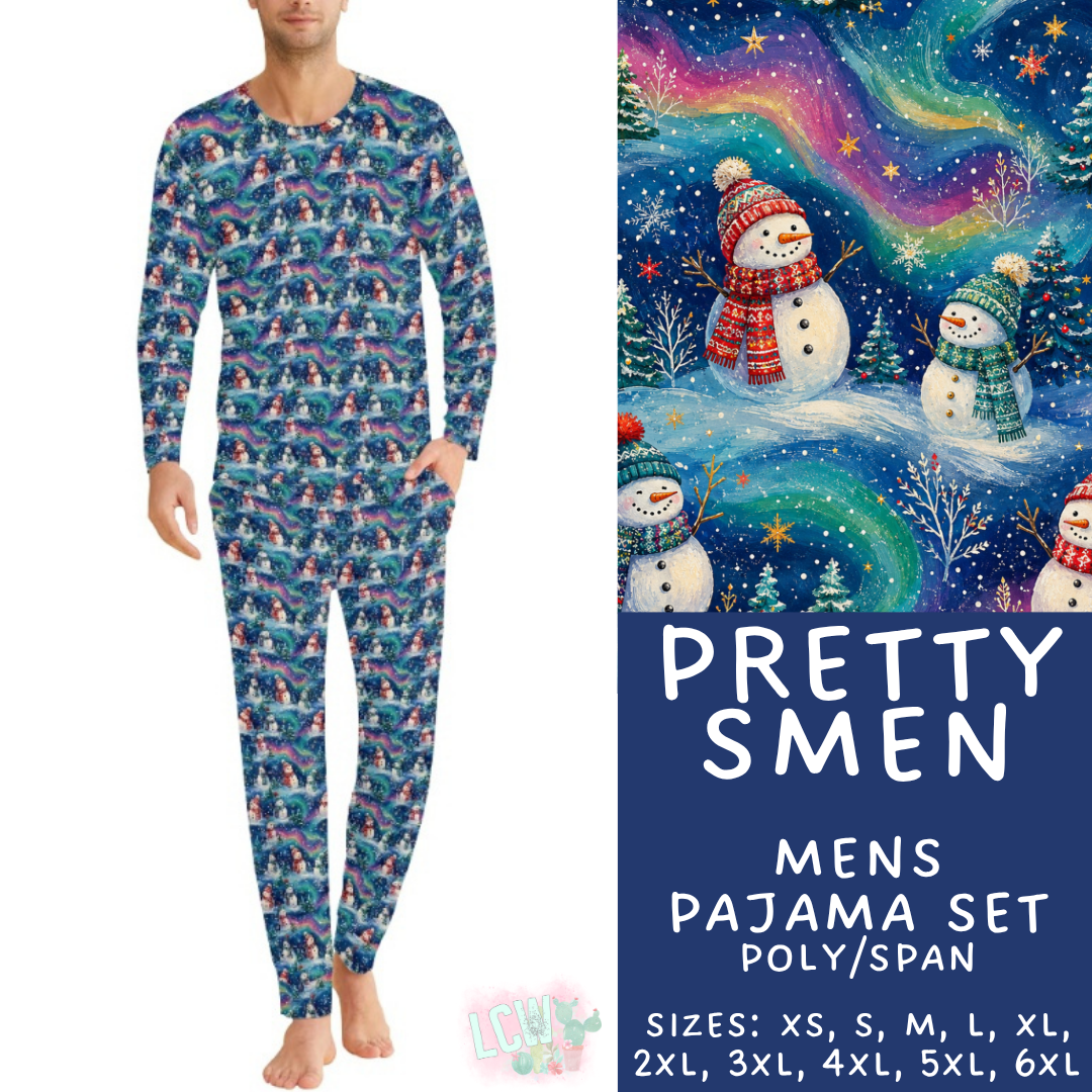 Batch #584 - Christmas Family Pajamas - Closes 9/11 - ETA mid Nov - Pretty Smen Men's Pajama Set