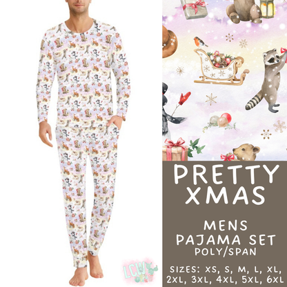 Batch #584 - Christmas Family Pajamas - Closes 9/11 - ETA mid Nov - Pretty Xmas Men's Pajama Set