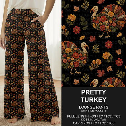 B308 - Preorder Pretty Turkey Lounge Pants (Closes 8/16. ETA: late Oct.)