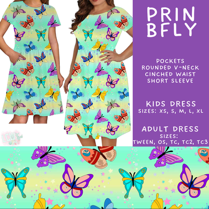 Batch #594 - Magical Faves 25 - Closes 10/5 - ETA early Dec - Prin BFly Adult & Kids Dresses