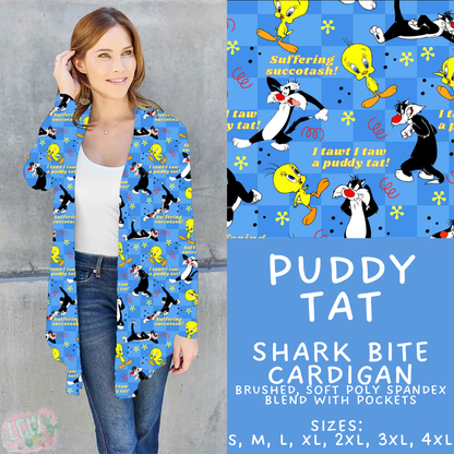 Batch #601 - Cool Characters 19 - Closes 10/21 - ETA mid Dec - Puddy Tat Cardigan