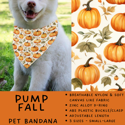 Batch #576 - Pet Gear 2 - Closes 8/28 - ETA late October - Pump Fall Pet Bandana