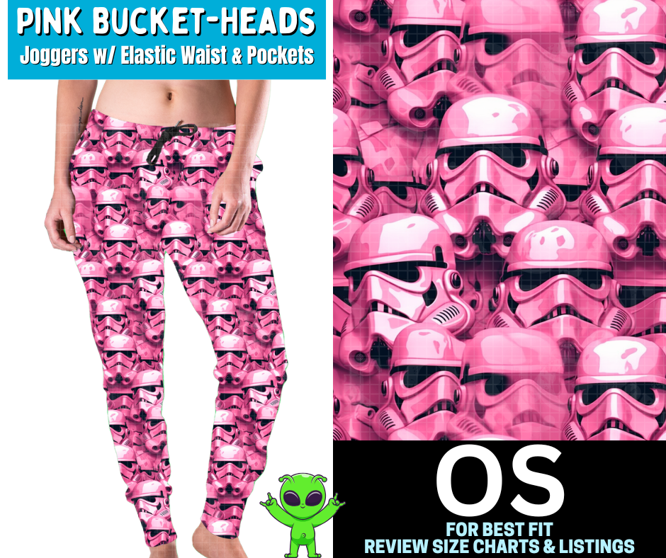 Pink Bucket-Heads Joggers