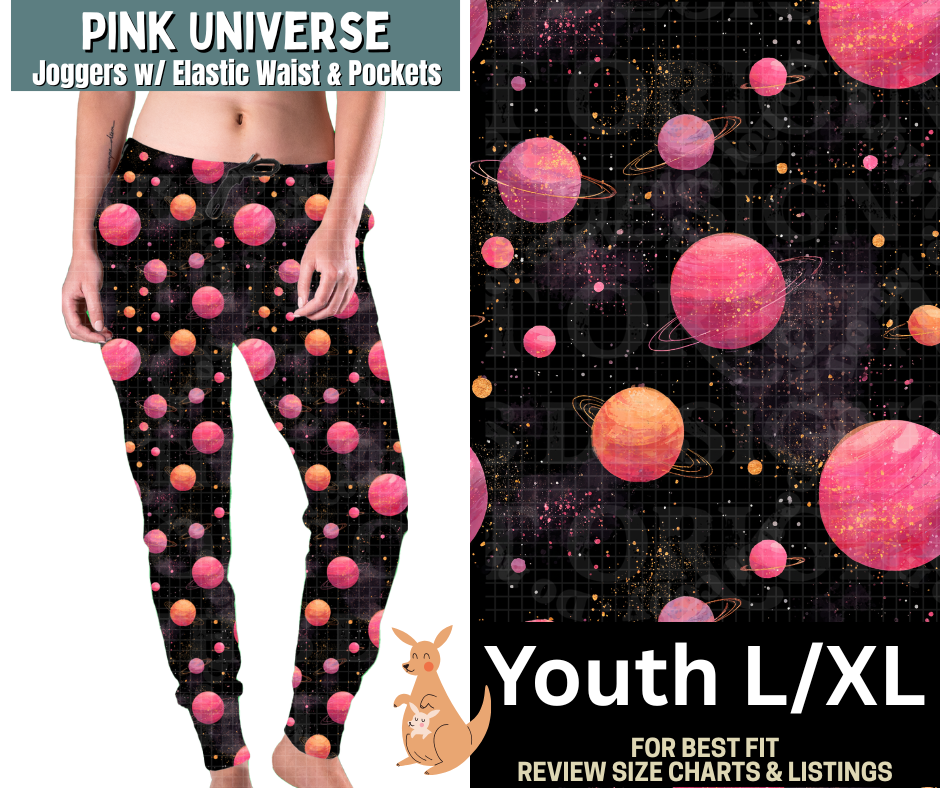 Pink Universe Fleece Joggers