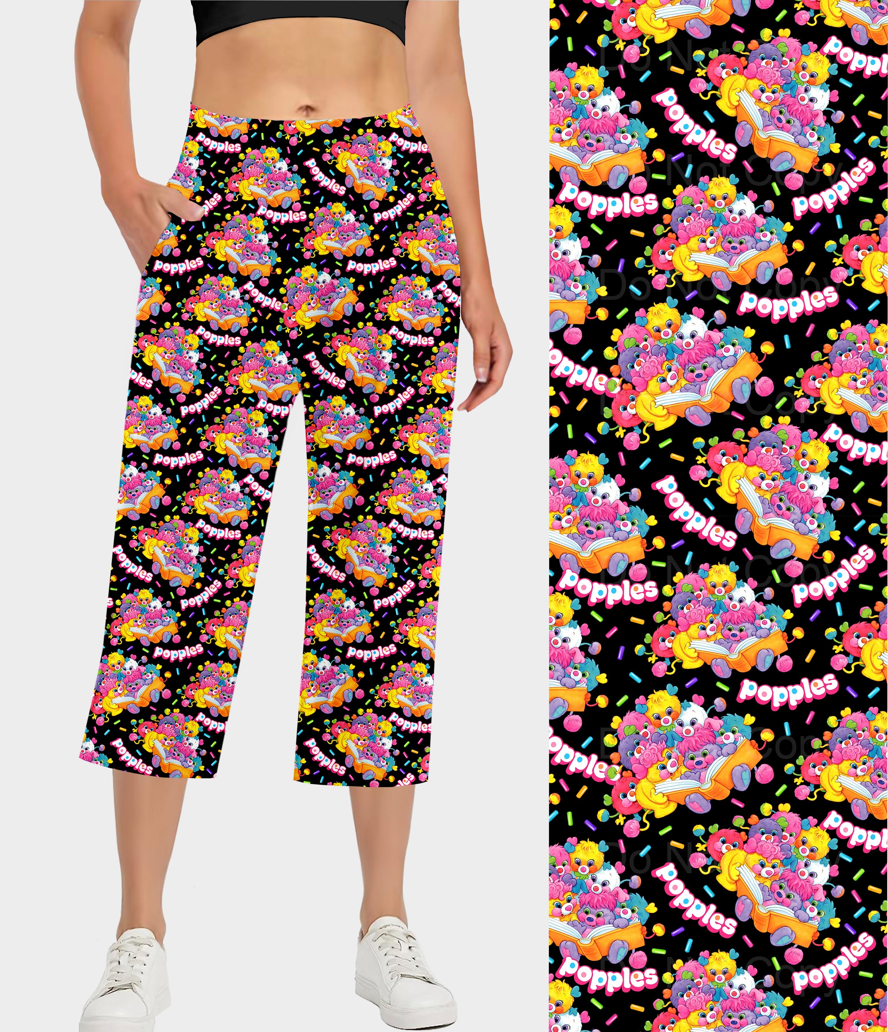 RTS - Pom Pom Bears Capri Lounge Pants