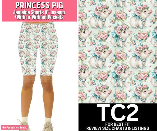 Princess Pig Jamaica Shorts w/ Pockets